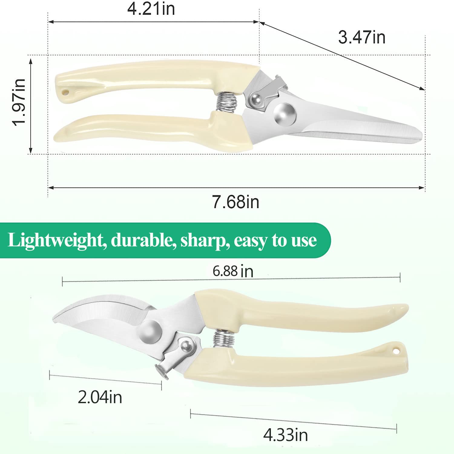 MEPEREZ two-pruner design covers multiple pruning needs in one tool.