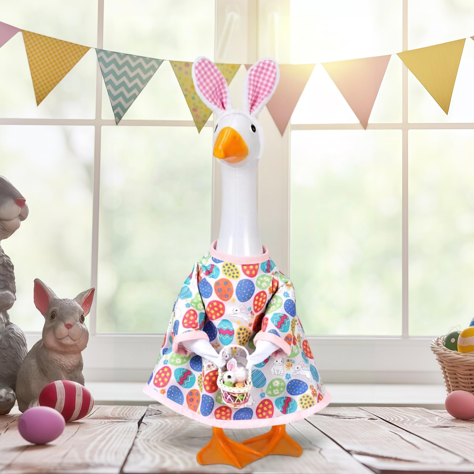 MEPIG Easter decor for porch, patio, and garden ready for spring gatherings.
