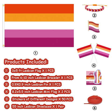 MEPLUM Pride accessories bright pennants enhance party atmosphere and color.