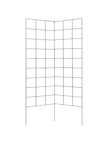 Meranti 2-Panel Folding Garden Trellis foldable design enables easy storage.