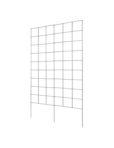 Meranti 2-Panel Folding Garden Trellis ideal for climbing plants like tomatoes.