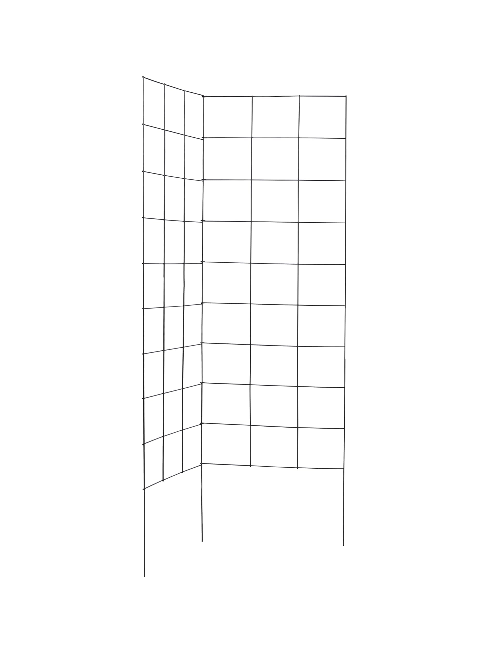 Meranti trellis frees bed space, enabling room for a richer harvest.