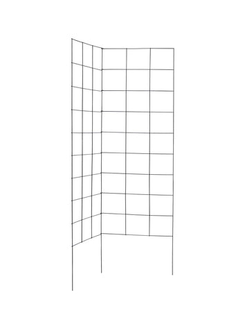Meranti trellis frees bed space, enabling room for a richer harvest.
