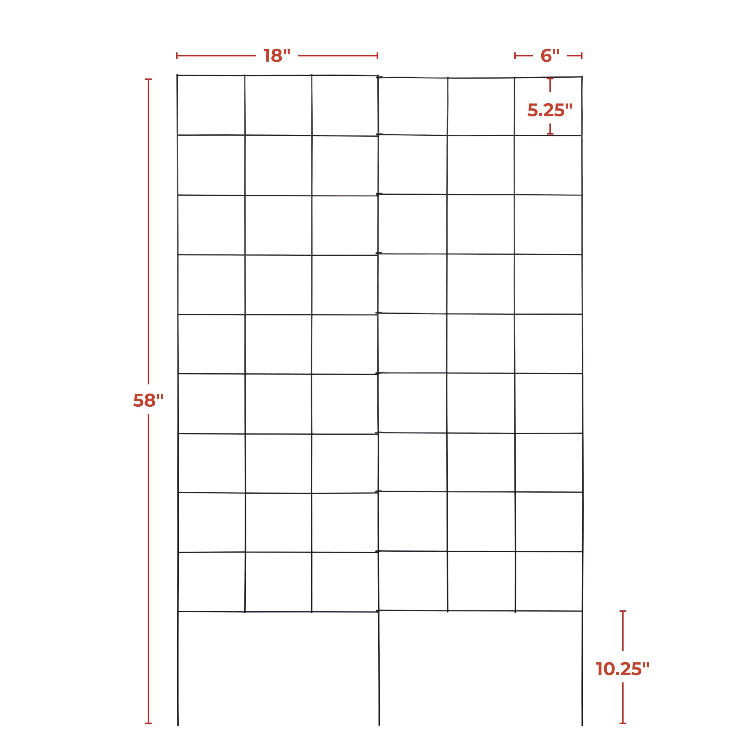 Meranti 2-Panel Folding Garden Trellis space-saving solution for compact gardens.