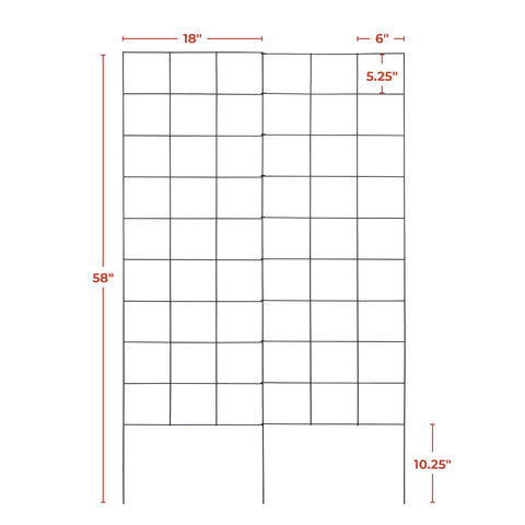 Meranti 2-Panel Folding Garden Trellis space-saving solution for compact gardens.