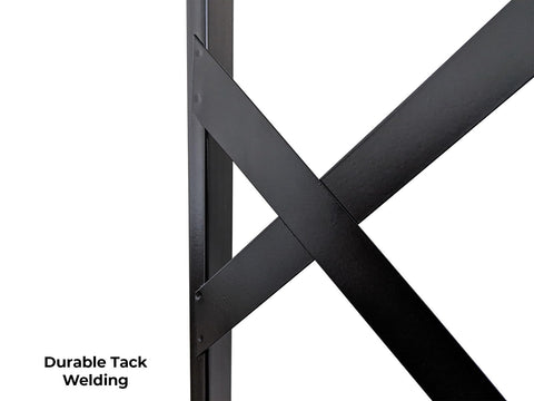 Meranti Giant Trellis powder-coated finish resists outdoor moisture