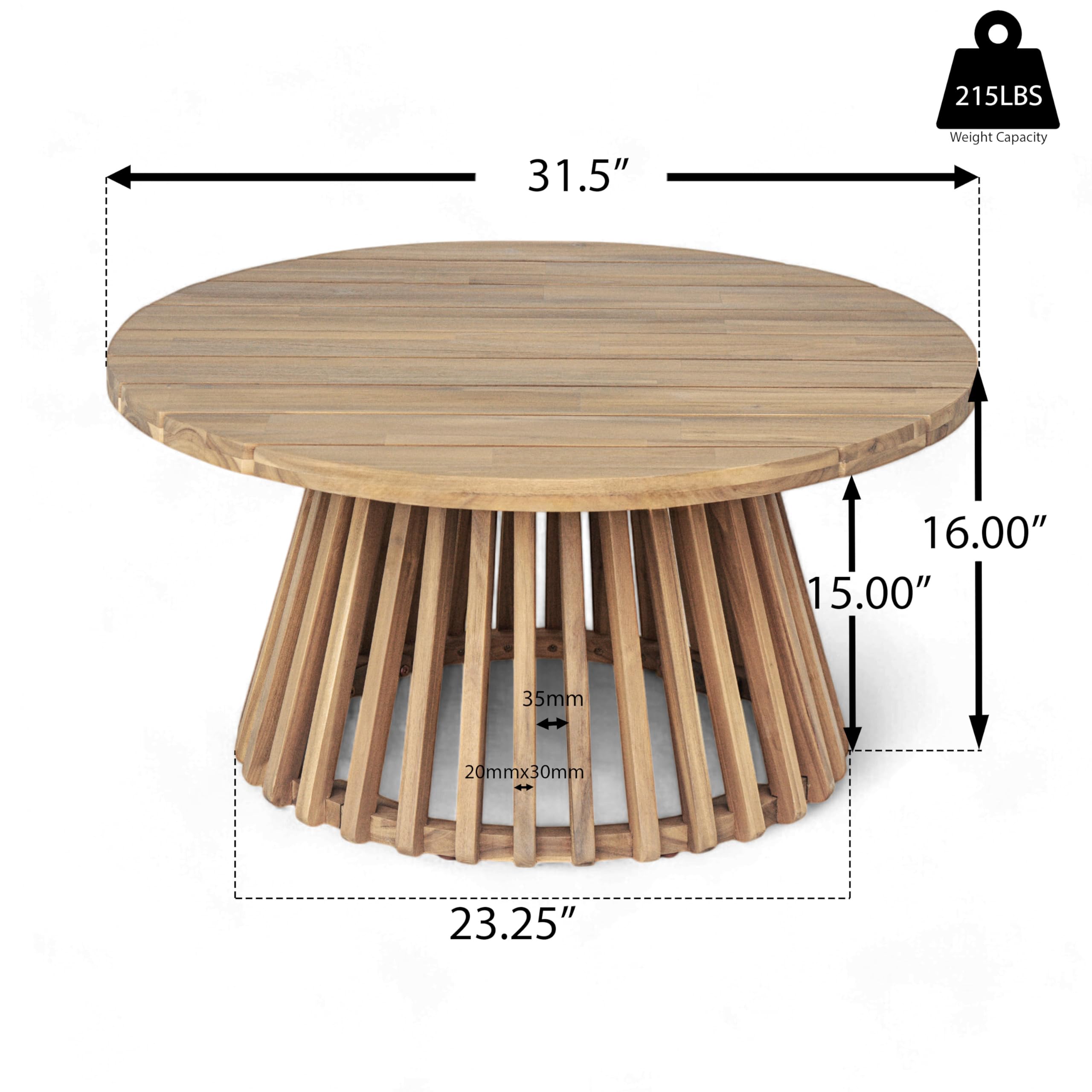 Merax round table with drinks demonstrates convenient outdoor entertaining setup