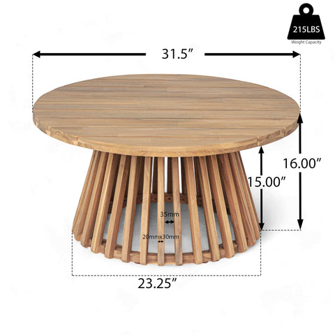 Merax round table with drinks demonstrates convenient outdoor entertaining setup