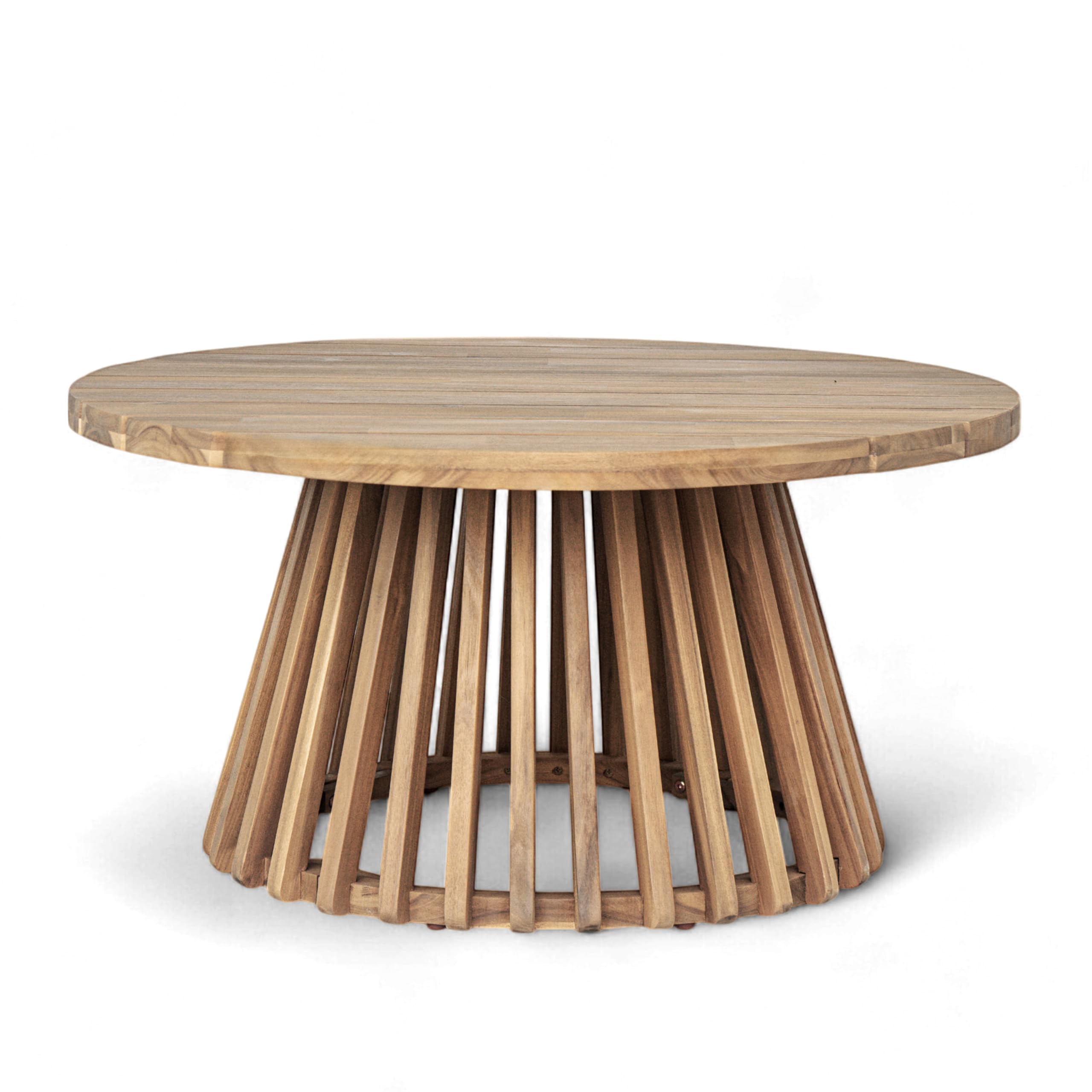 Merax acacia wood texture highlights durable weather-ready finish