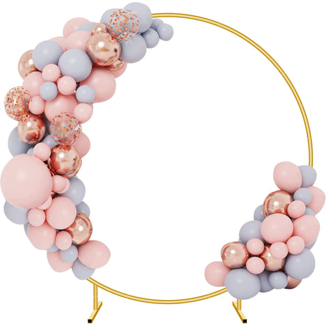 Mercijzyasang circle arch stand 7.2ft for versatile party backdrops