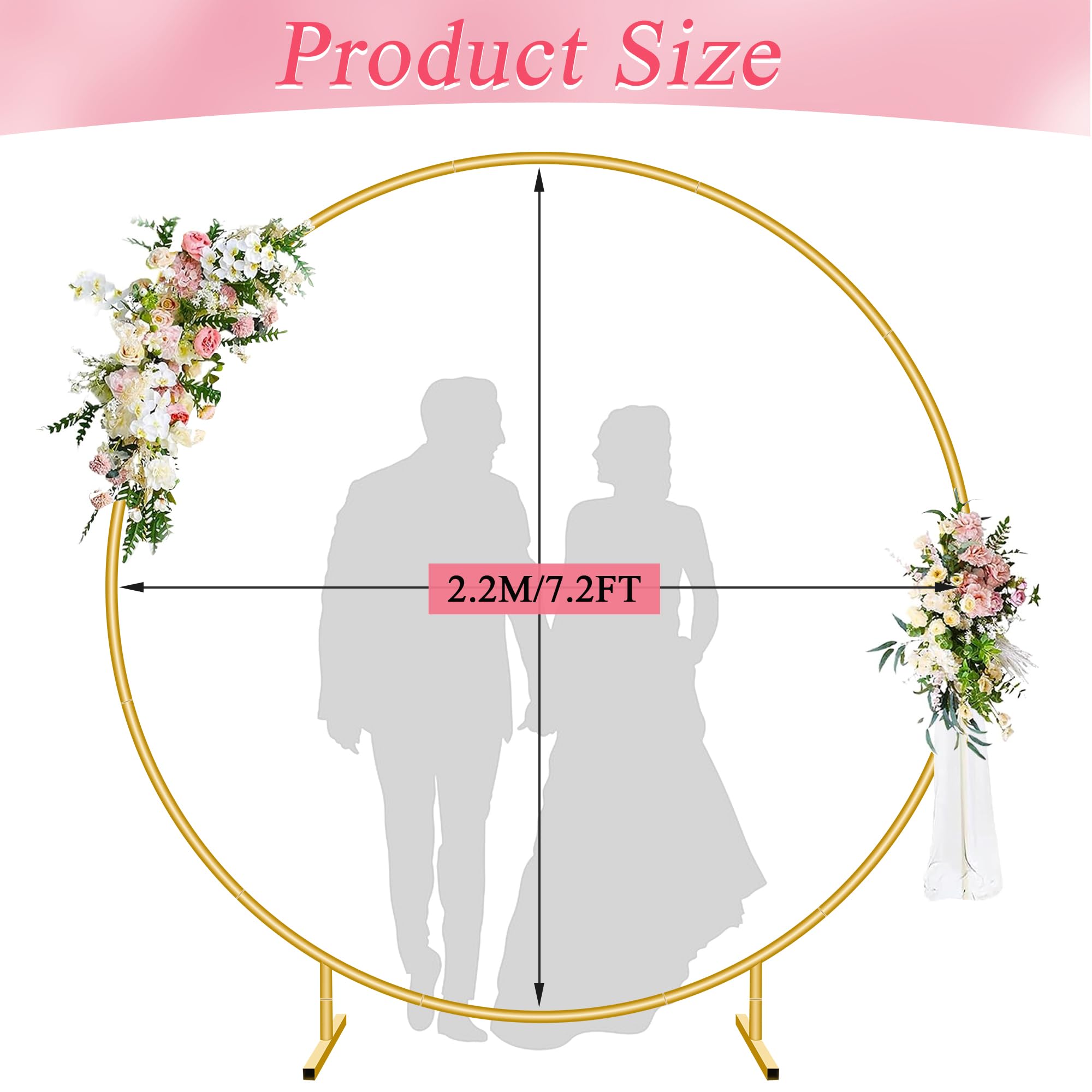 Mercijzyasang easy-assembly arch saves setup time for celebrations