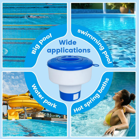 Durable ABS plastic Merkia floater built for long-lasting pool use