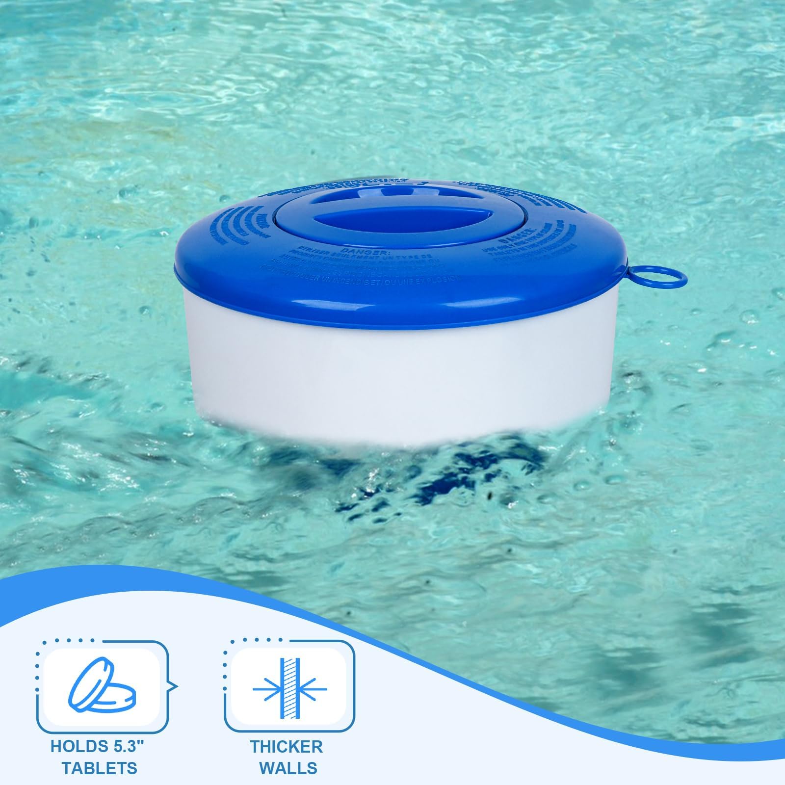 Merkia chlorine dispenser designed for hot tubs and spa water