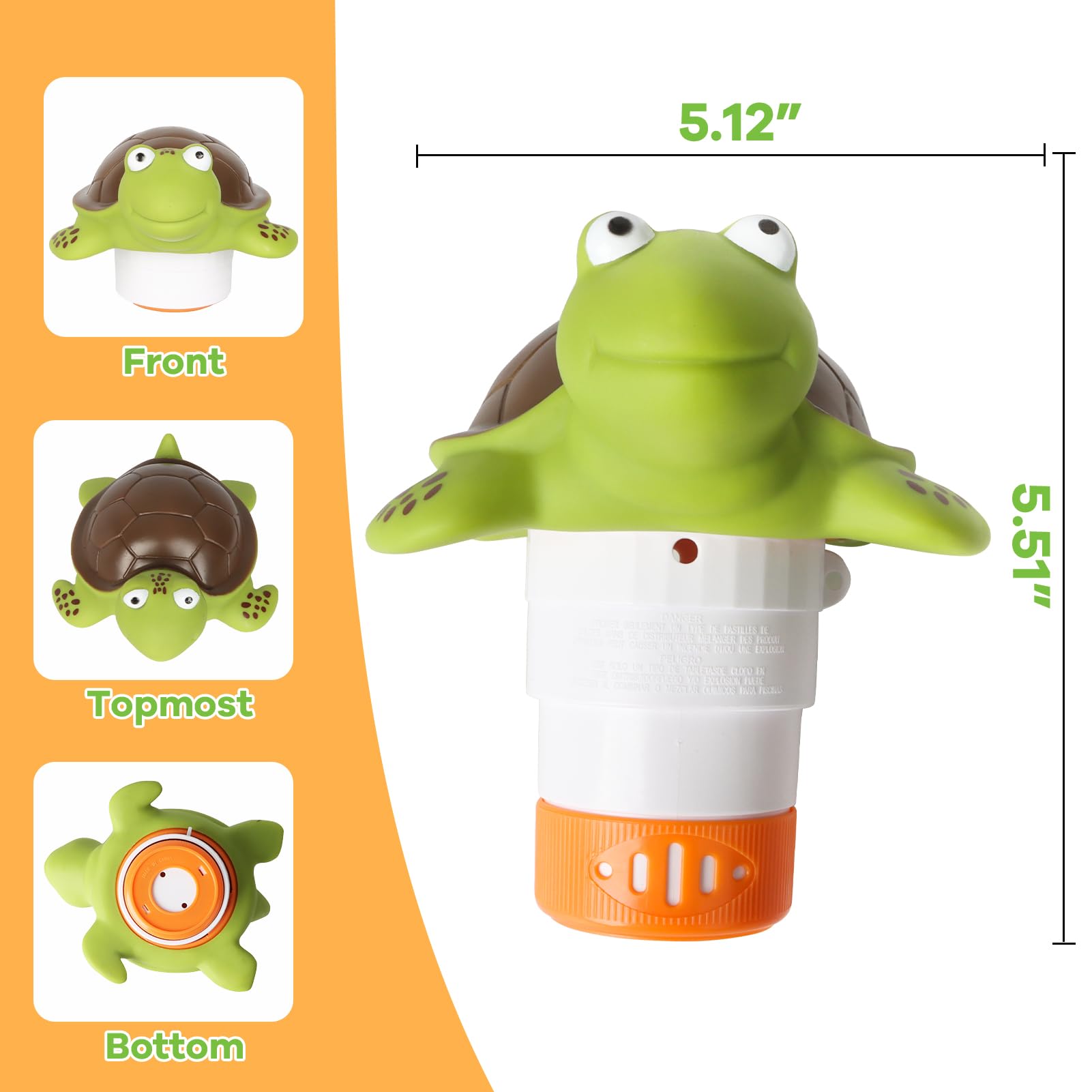  Merkia large capacity floater holds up to four 1-inch tablets for longer runtimes