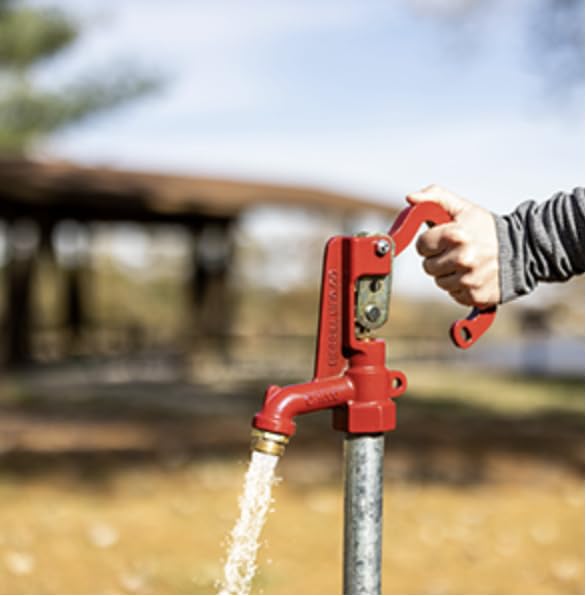 Merrill ANL121 corrosion-resistant finish helps outdoor hydrant longevity.