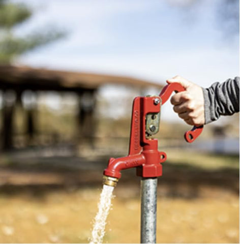 Merrill ANL121 corrosion-resistant finish helps outdoor hydrant longevity.