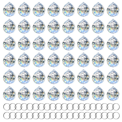MerryNine 20mm crystal ball rainbow pendant for window light show