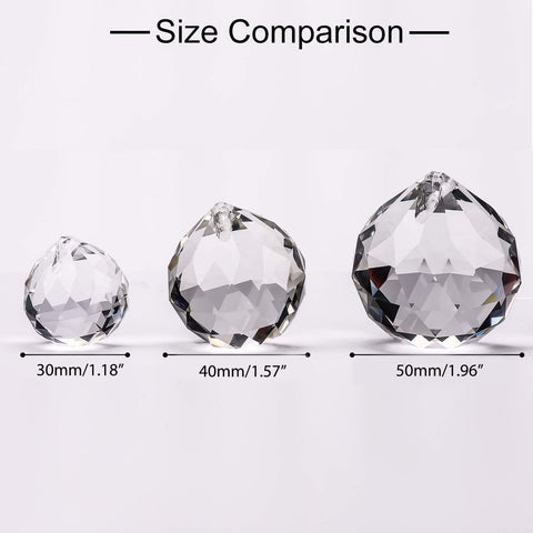 MerryNine crystal ball prism 40mm sunlight rainbow reflects vibrant colors on walls