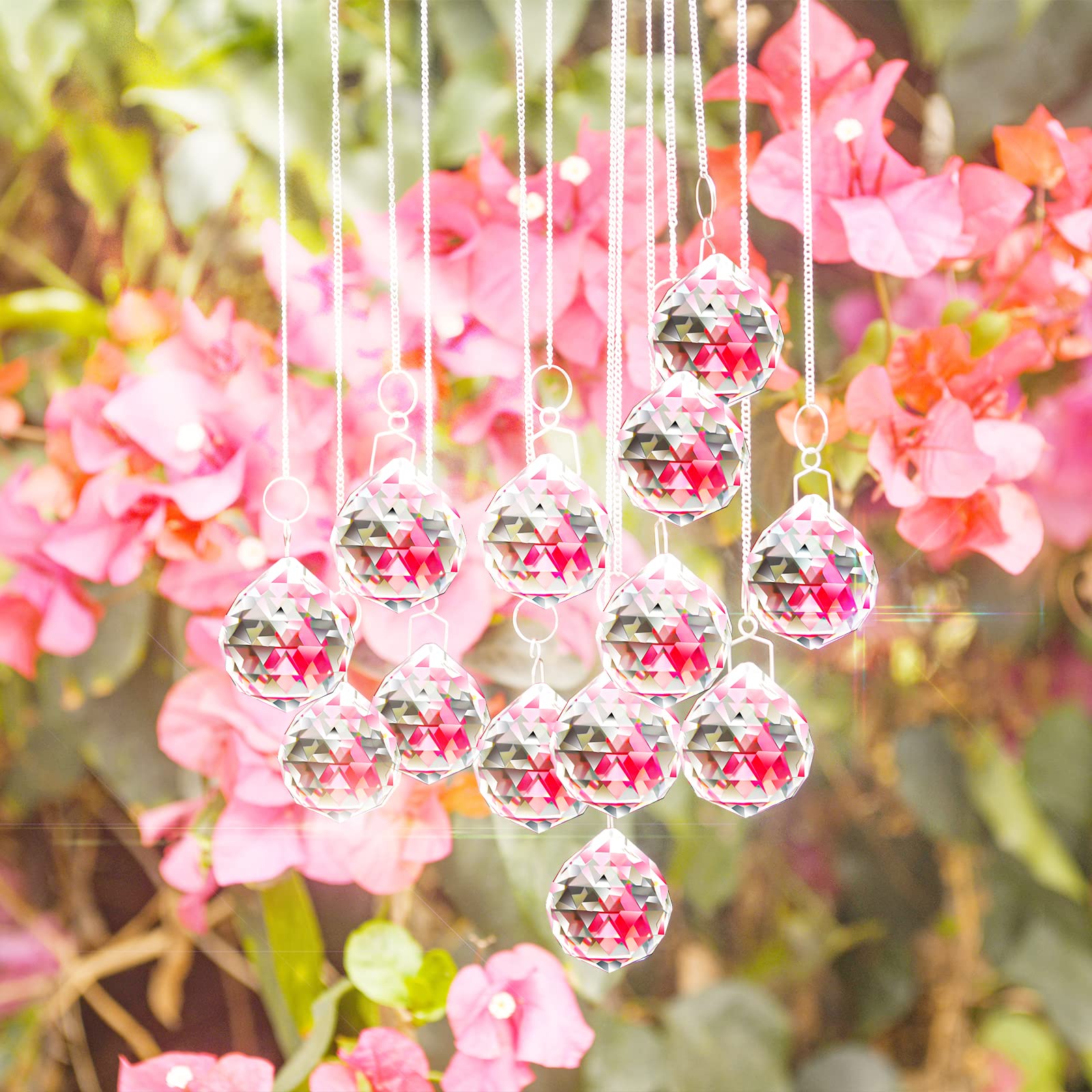 MerryNine crystal prism for Feng Shui windows and light play