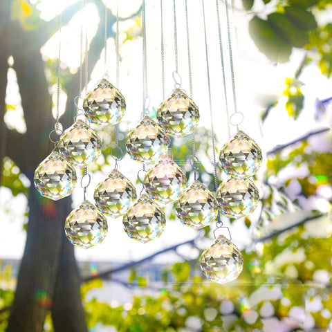 MerryNine feng shui crystal decorations add a tranquil shimmer
