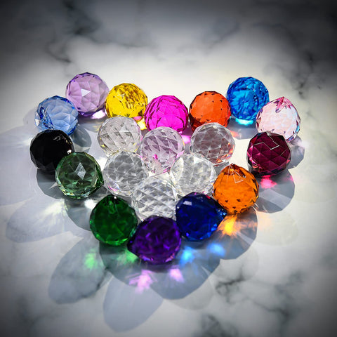 MerryNine feng shui crystal pendant 20mm enhances ambiance and decor.