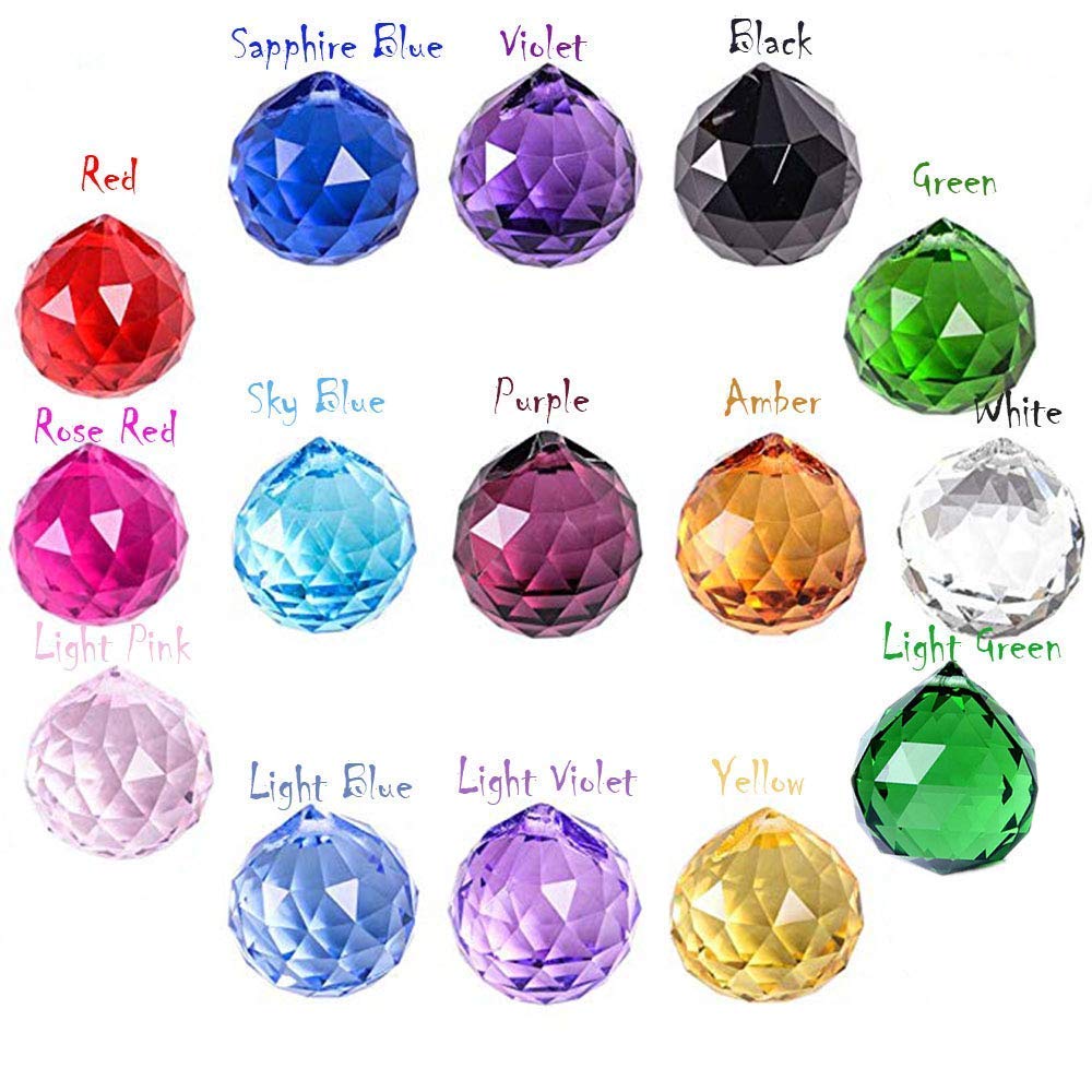 MerryNine K9 crystal ball prism offers high clarity for eye-catching color.