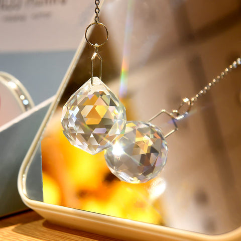 MerryNine rainbow-dispersal prisms enhance ambience with natural sunlight dancing