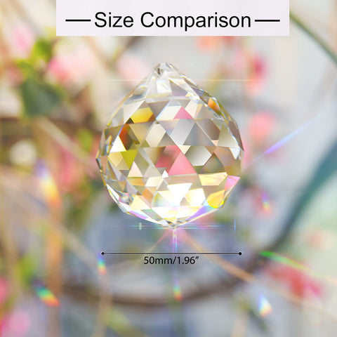 MerryNine sun catcher prisms illuminate windows with sparkling rainbow light.