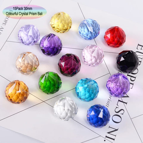 MerryNine sun-catcher prism fills rooms with dancing colors on sunny days.