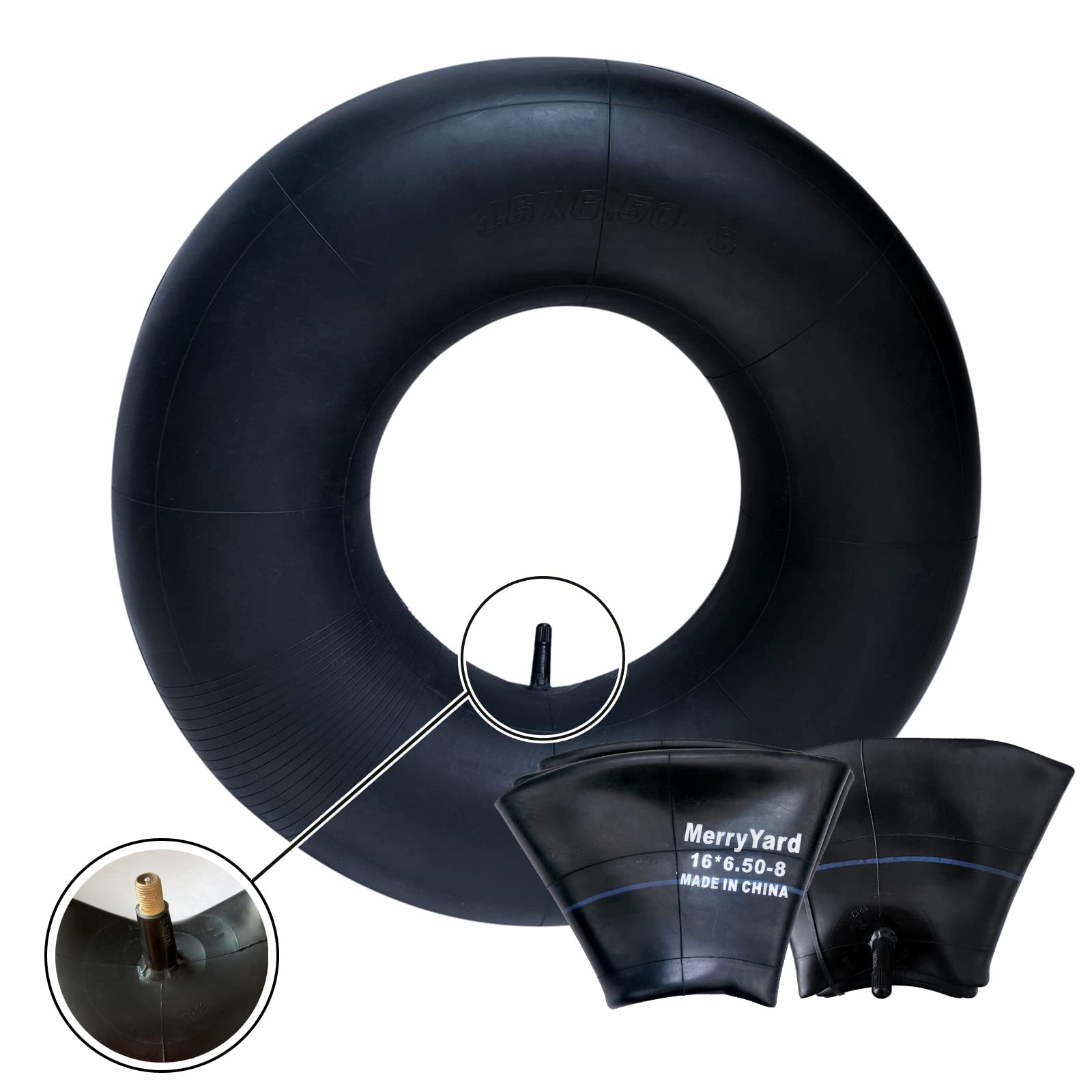 MerryYard inner tube 16x6.50-8 blue line identification for easy install