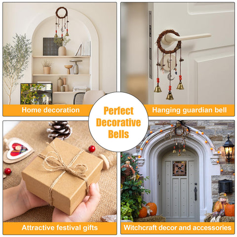 Mersdem holiday witch bell party decor adds festive atmosphere