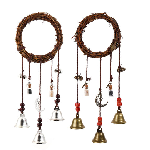 Mersdem witch bell for door knob classic 2pcs adds protective ambiance to entryways