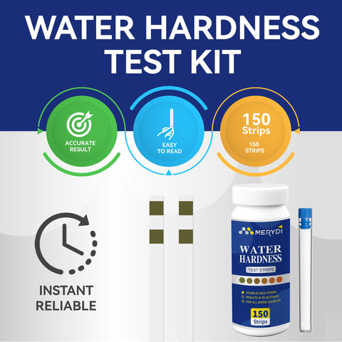 Merydi home faucet testing setup to monitor drinking water quality.