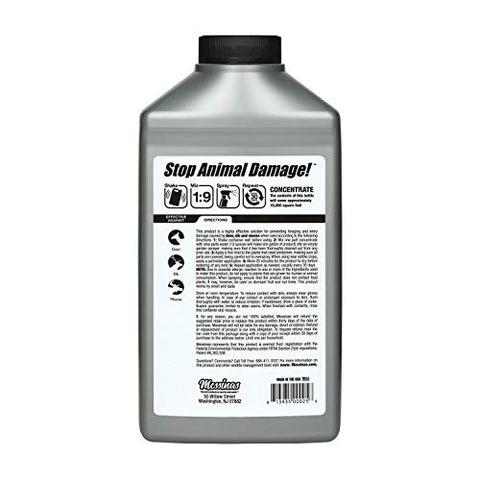 Concentrate dilution demonstrating tenfold expansion for ready-to-use material.