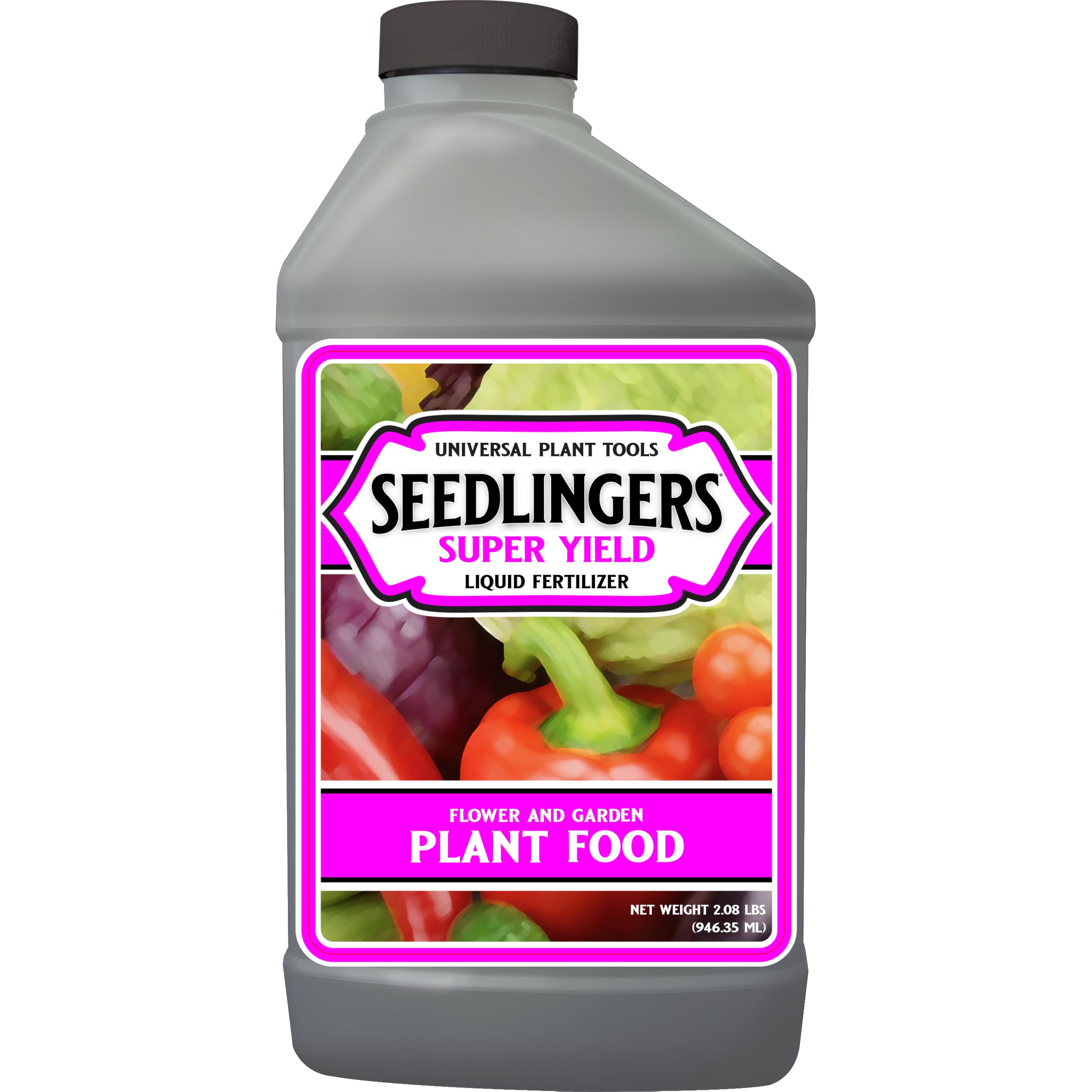 Messinas Seedlingers Super Yield bottle pour for easy mixing and even application.