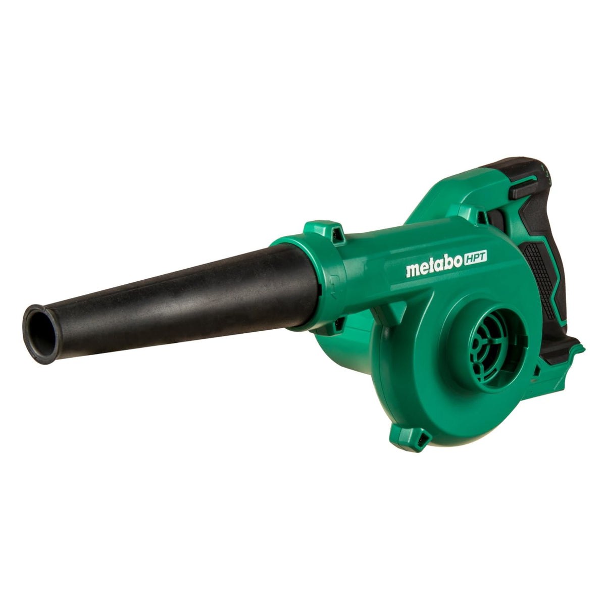 Metabo HPT RB18DCQ4 blower front view highlights compact power and control
