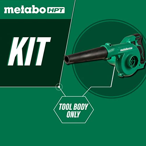 Metabo HPT RB18DCQ4 in use for quick debris clearing