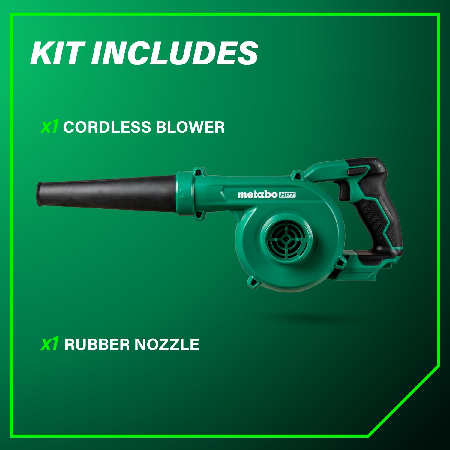 Metabo HPT RB18DCQ4 lightweight design facilitates easy maneuvering