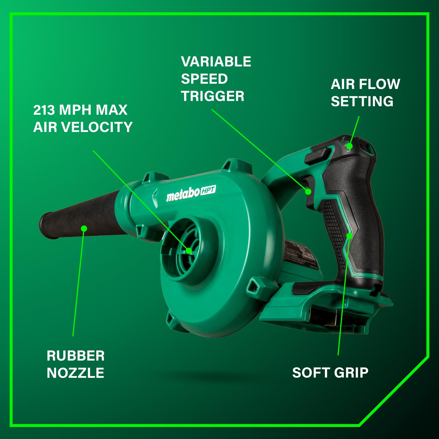 Metabo HPT RB18DCQ4 MultiVolt compatibility enables longer runtime