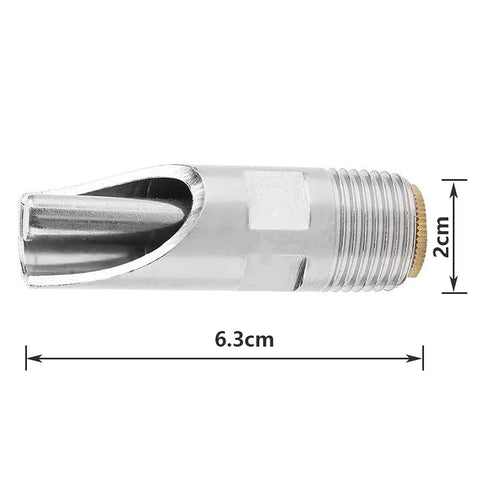 Stainless steel 304 pig water nozzle from Metaland for durability