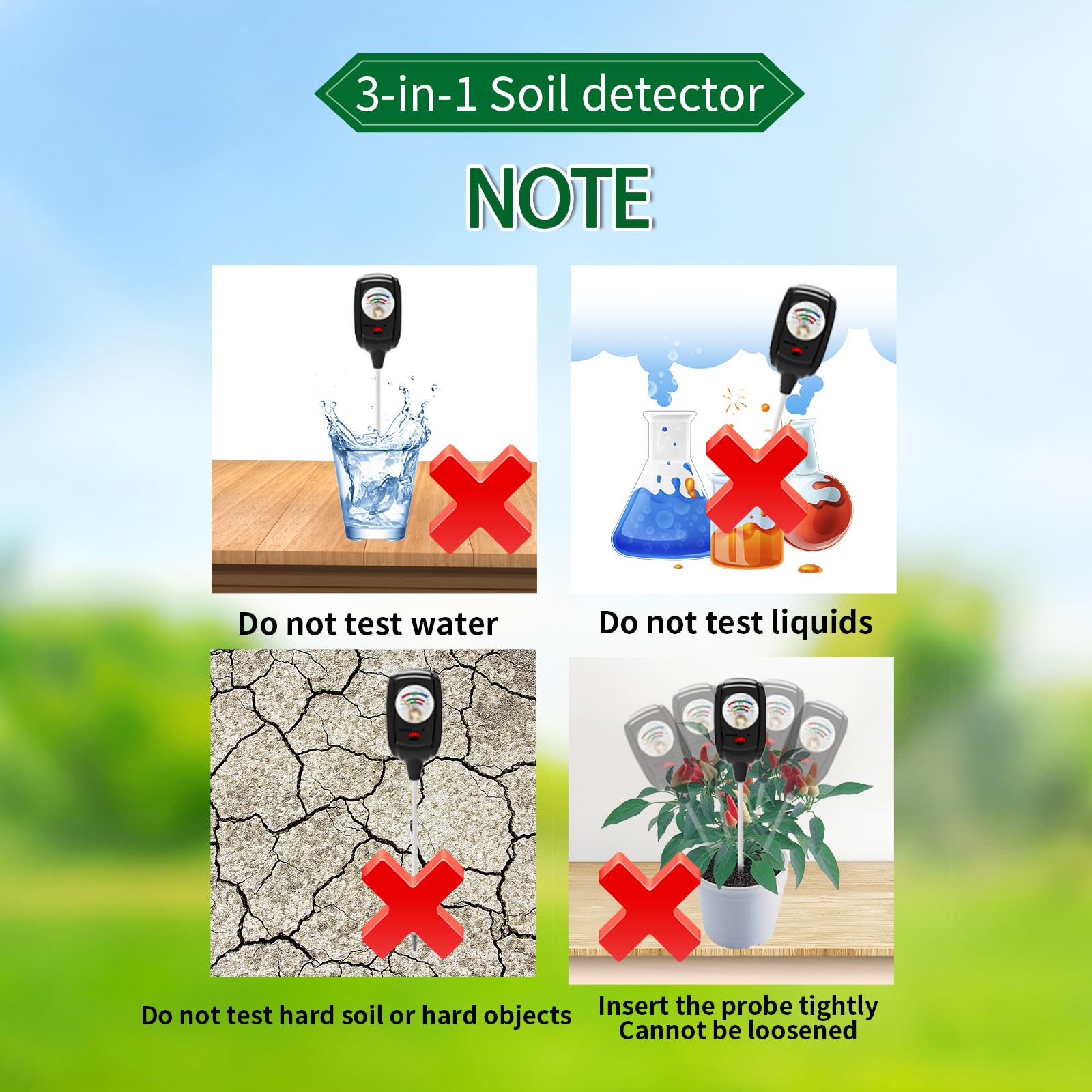 Metellme display provides clear readouts for indoor and outdoor plant care