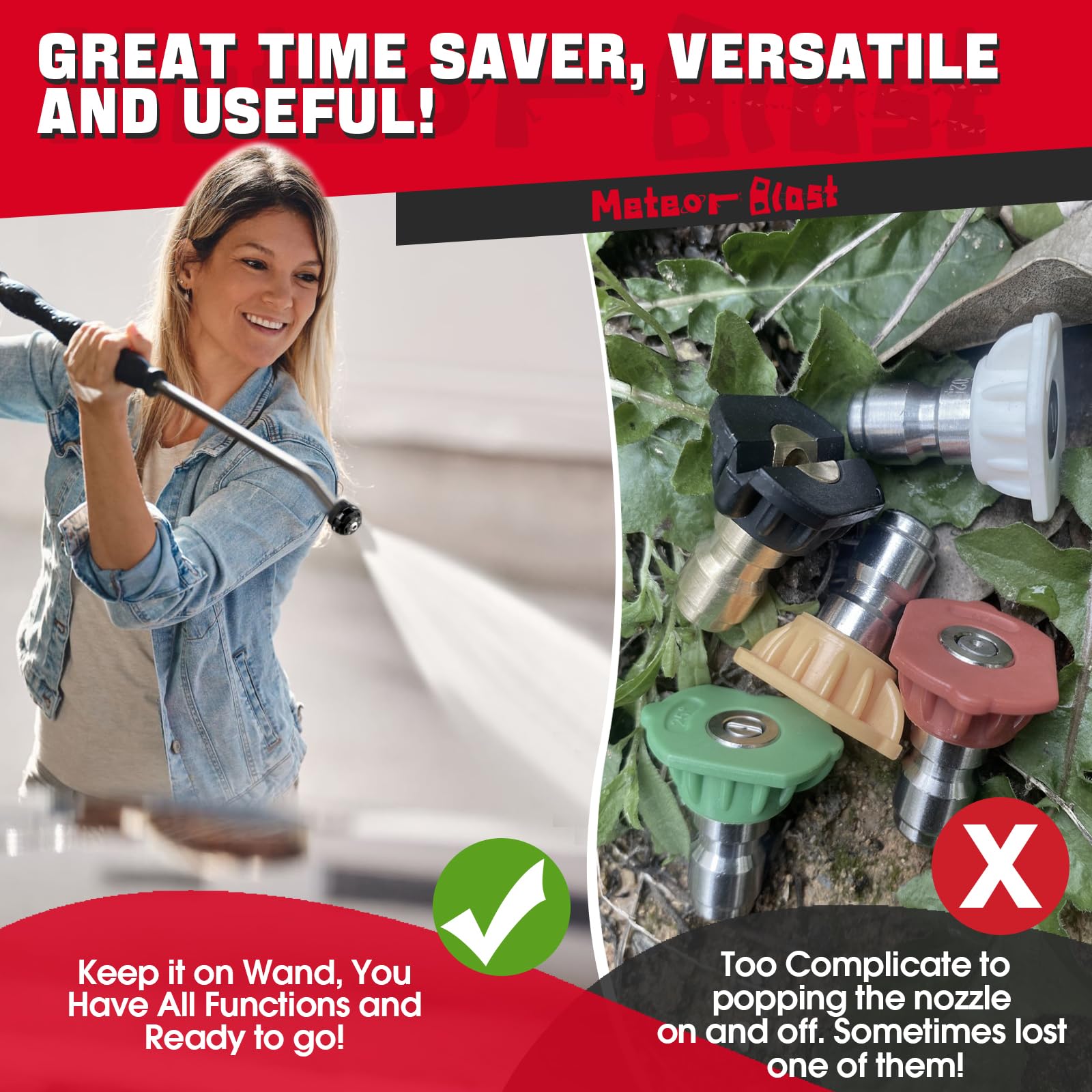 Meteor Blast compatible with major brands for easy wand upgrades