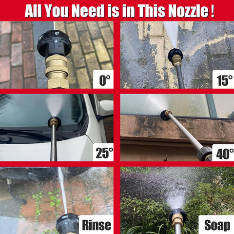 Removable inlet filter from Meteor Blast protects seals from dirt and debris.