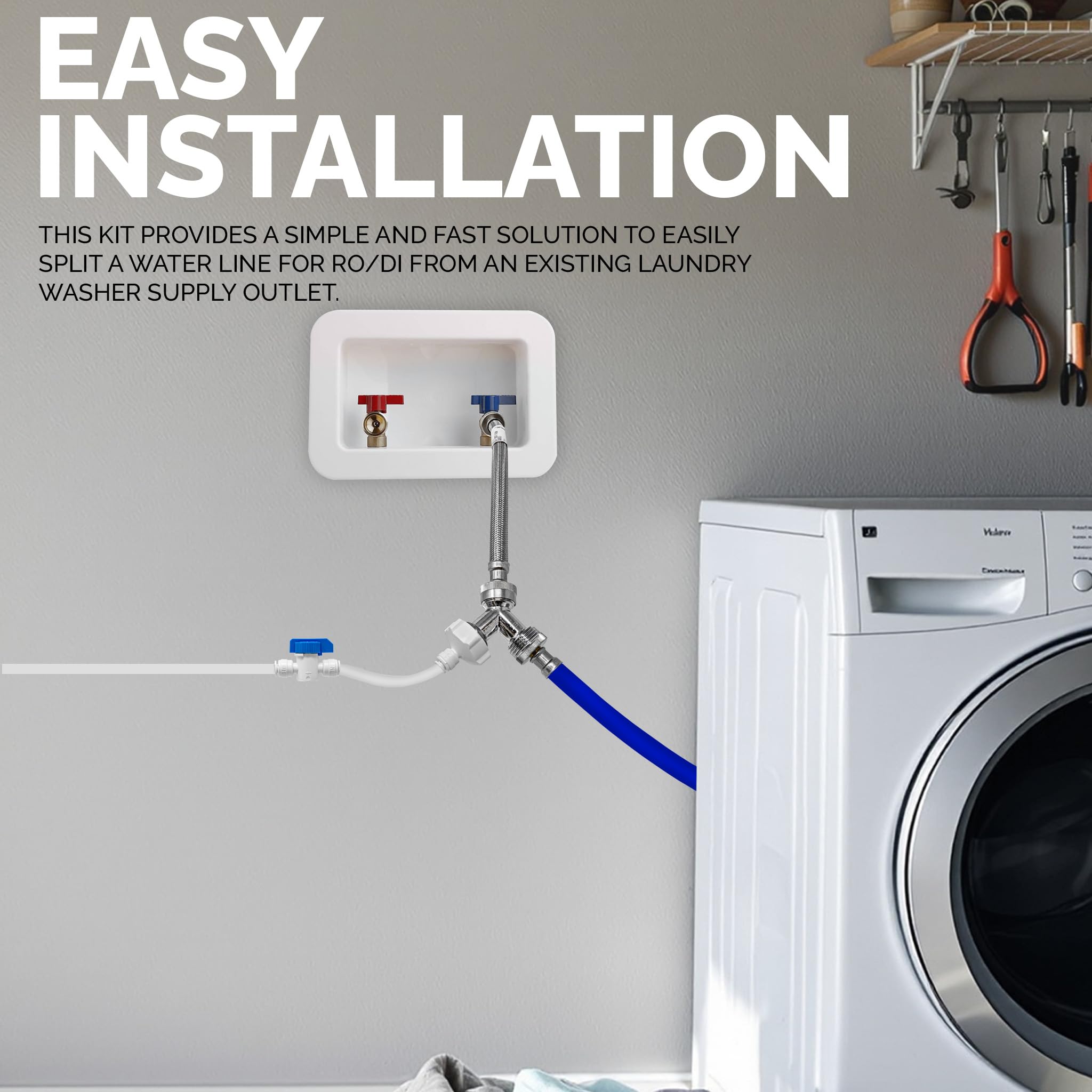 Metpure complete water-supply kit for laundry and filtration setups.