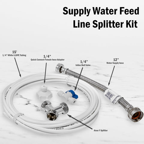 Metpure quick connect female adapter allows easy, tool-free installation.