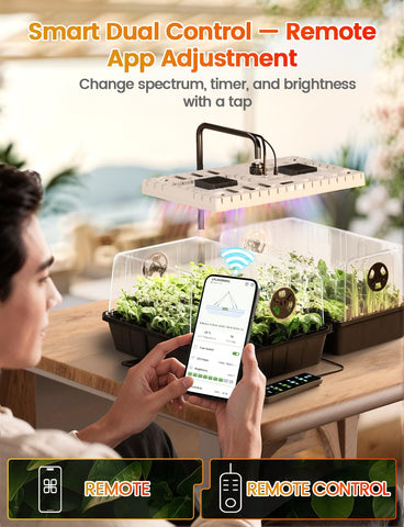MetryGrow 30W heating mat stabilizing soil temperature for germination
