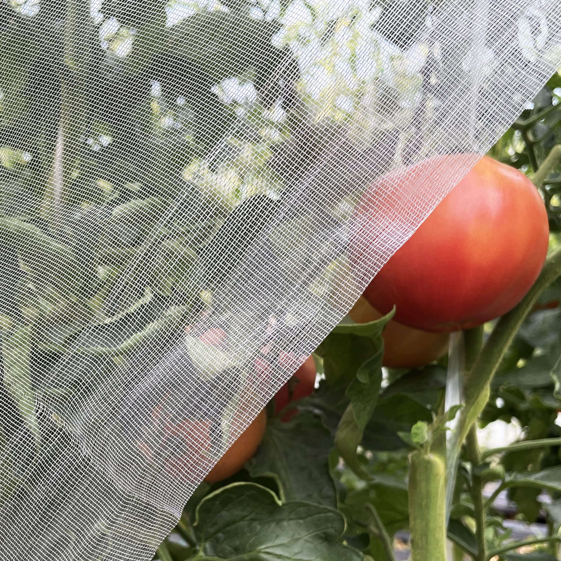Meuallikit Ultra Fine Garden Netting 4x10 covering plants with breathable mesh for air flow and sun exposure