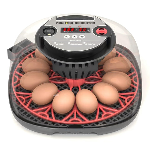 Meuiosd incubator humidity display panel shows precise environment for eggs.