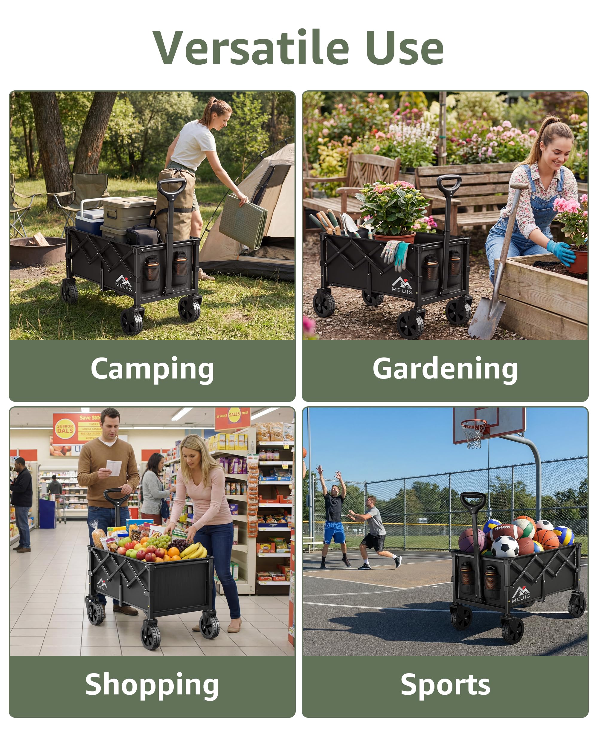 MEUIS grocery to kitchen transport for convenient hauling