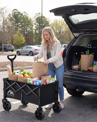 MEUIS heavy-duty steel frame supports heavy loads securely
